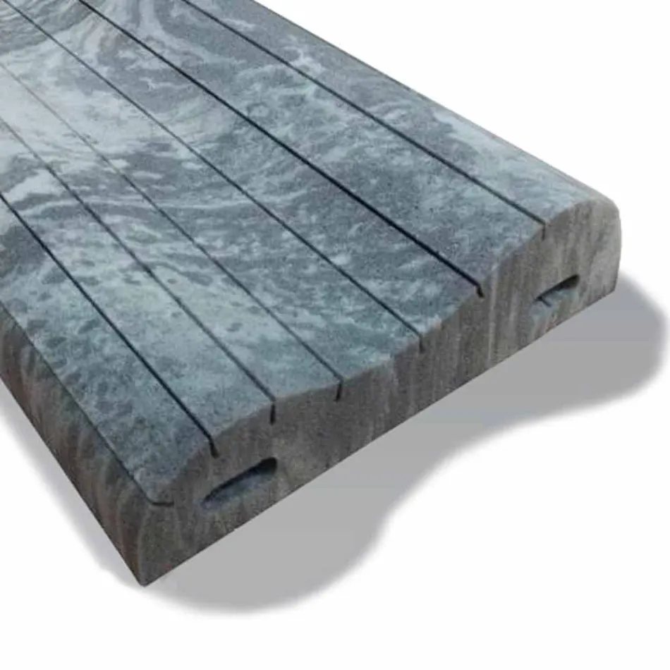 Dobbelt bølgepude i hukommelse Xform 11 cm høj Fremstillet i Italien - krøllet Viadurini