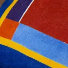 Pude af italiensk kunst i hampmalet og håndsyet unikt stykke - mærker Viadurini