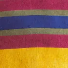 Unik håndmalet italiensk hamppude - mærker Viadurini