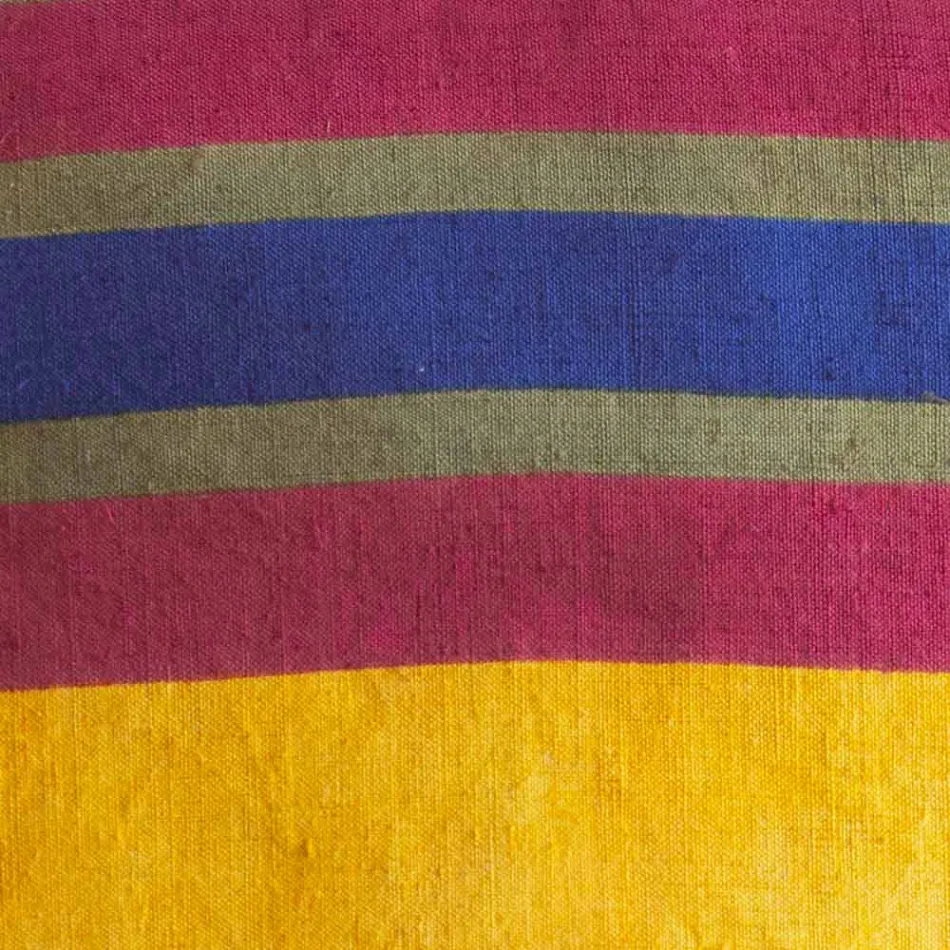 Unik håndmalet italiensk hamppude - mærker Viadurini