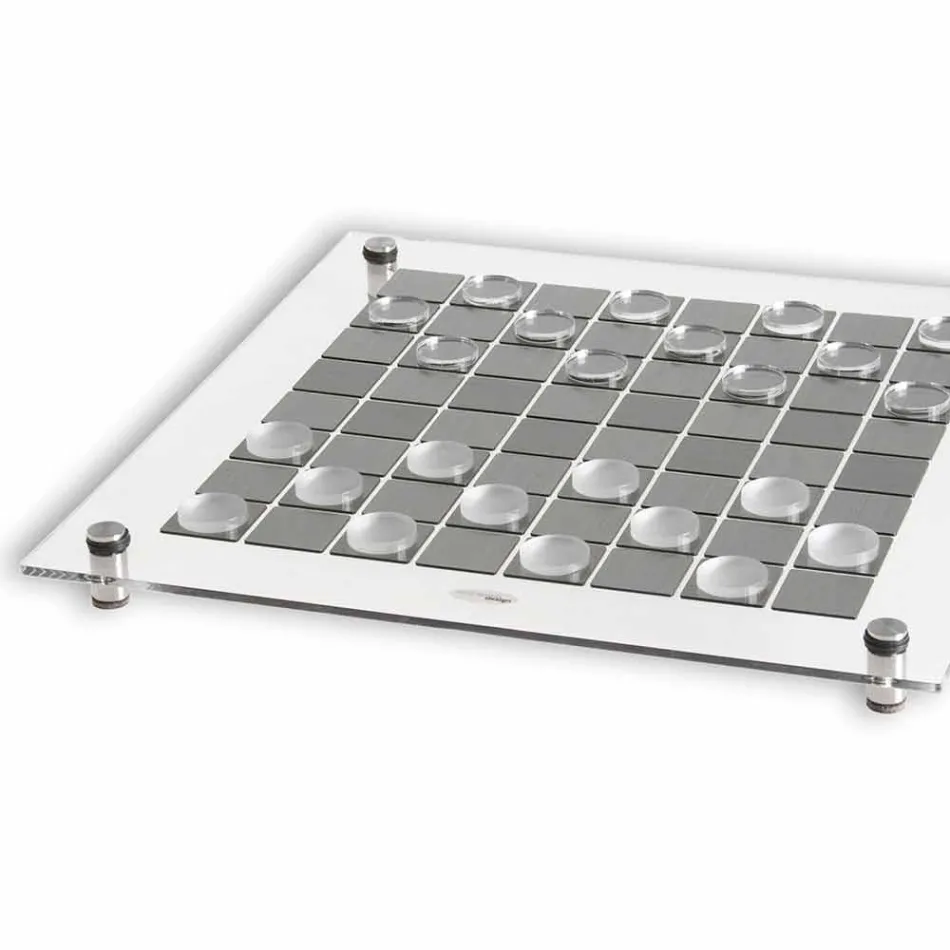 Checkers brætspil lavet i Italien Viadurini