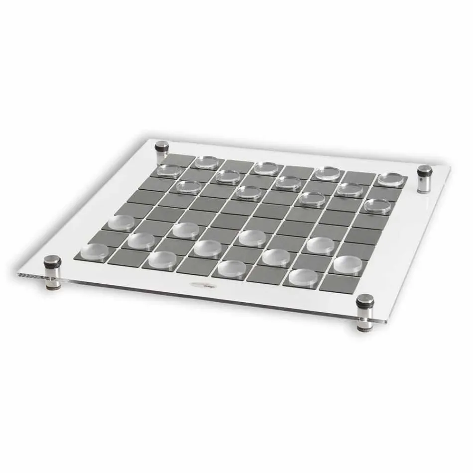 Checkers brætspil lavet i Italien Viadurini