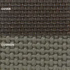 Luksus Round Design Garden Daybed med parasol - Ulm Moon fra Vondom Viadurini