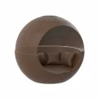 Luksus Round Design Garden Daybed med parasol - Ulm Moon fra Vondom Viadurini