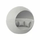 Luksus Round Design Garden Daybed med parasol - Ulm Moon fra Vondom Viadurini