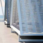 Luksus Have Daybed i aluminium og stof - Frame Vineyard af Vondom Viadurini