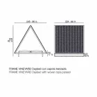 Luksus Have Daybed i aluminium og stof - Frame Vineyard af Vondom Viadurini