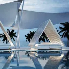 Luksus Have Daybed i aluminium og stof - Frame Vineyard af Vondom Viadurini