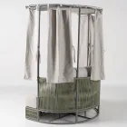 Teak, aluminium, ROPE+ Rope havedagseng med hynder - Arcangelo Viadurini