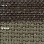 Udendørs dagseng i aluminium og luksuriøst designstof - Frame Vineyard fra Vondom Viadurini