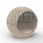 Luksus Have Daybed Round Design med flettet reb - Ulm Moon fra Vondom Viadurini