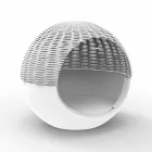 Luksus Have Daybed Round Design med flettet reb - Ulm Moon fra Vondom Viadurini