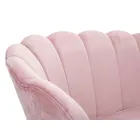 Moderne 2 -personers sofa i fløjl med gyldne jernfødder - Annina Viadurini