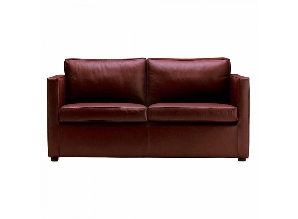 2 -personers sofa polstret og polstret i fint lavet i Italien læder - Centauro Viadurini