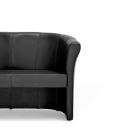 2 pers. sofa helt dækket af læder lavet i Italien - farve Viadurini