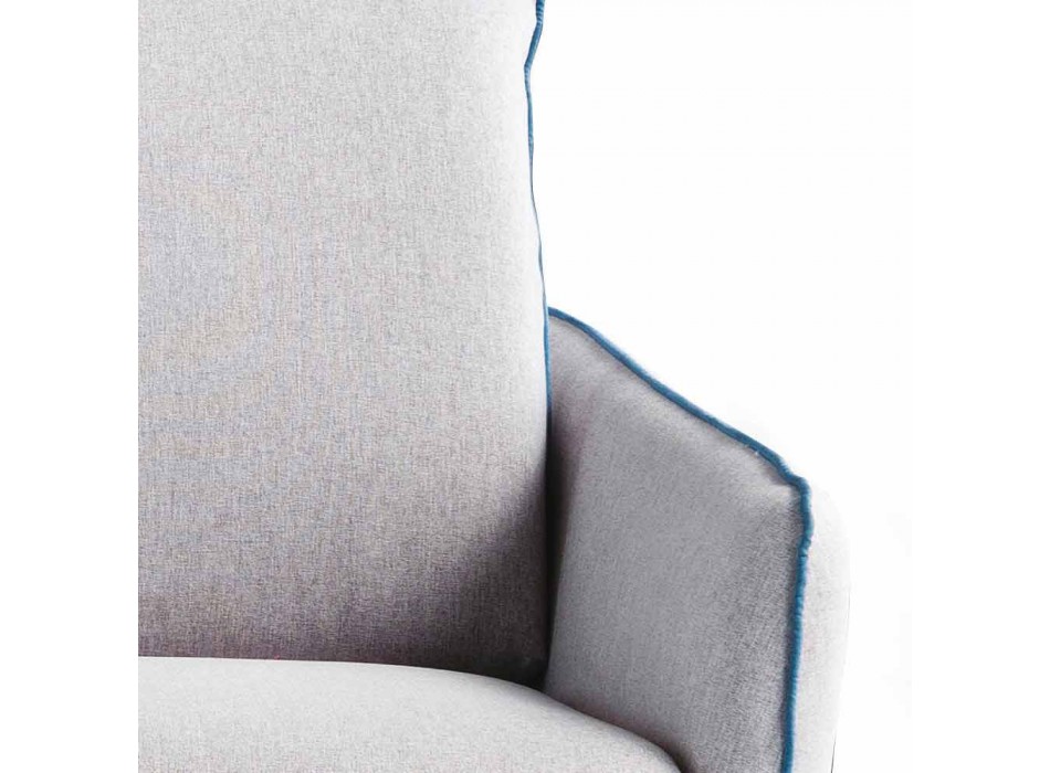 Sofa 2 sæder maxi L.165cm imiteret læder / stof fremstillet i Italien Erica