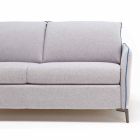 Sofa 2 sæder maxi L.165cm imiteret læder / stof fremstillet i Italien Erica Viadurini