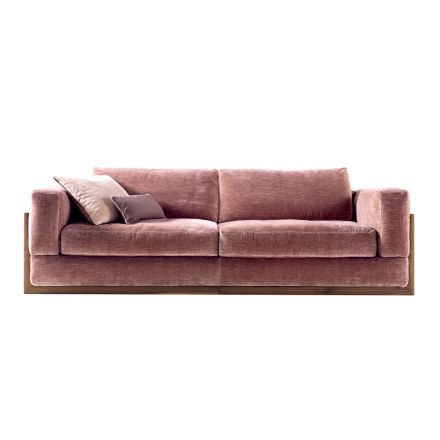 3-personers polstret design sofa Grilli York lavet i Italien Viadurini