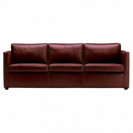 3 -personers sofa betrukket i høj kvalitet fremstillet i Italien Læder - Centauro Viadurini
