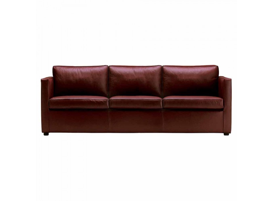3 -personers sofa betrukket i høj kvalitet fremstillet i Italien Læder - Centauro Viadurini