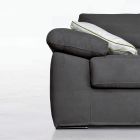 3-personers sofa med vendbar puf i Made in Italy-stof - Abudhabi Viadurini