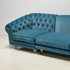 Hjørnesofa luksus klassisk design, fremstillet i Italien, Narciso Viadurini