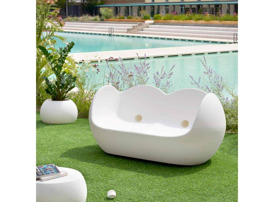 Farverig rockende sofa Slide Blossy moderne design lavet i Italien Viadurini