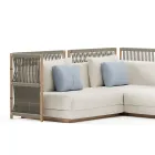 Modulær havesofa i stof lavet i Italien - Rubik Viadurini