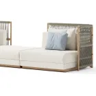 Modulær havesofa i stof lavet i Italien - Rubik Viadurini