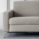 Sofa med sengeåbning i metal og polyurethan Made in Italy - Folle Viadurini