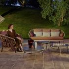 3-personers udendørs sofa med hynder Made in Italy - Emmacross fra Varaschin Viadurini