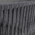 Udendørs aluminium og reb sofa med stof puder, Homemotion - Shama Viadurini