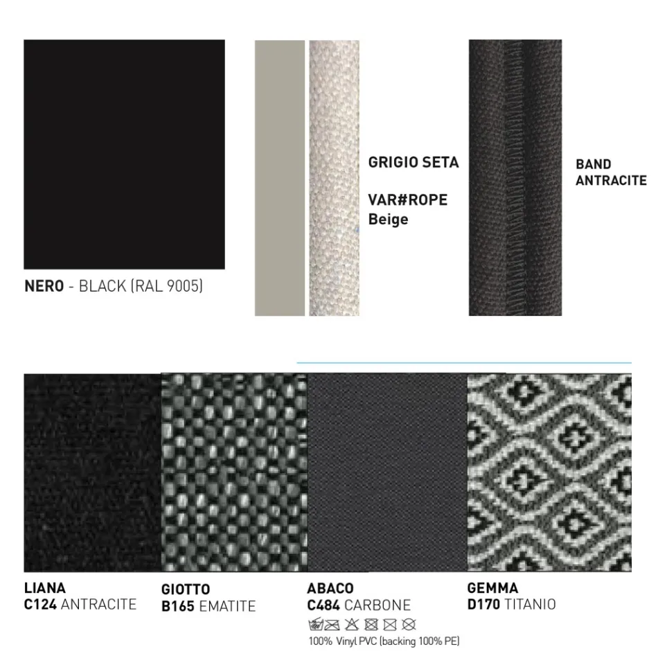 Udendørs sofa med puder inkluderet Made in Italy - Emmacross fra Varaschin Viadurini