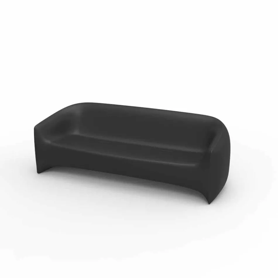Design udendørs sofa i Blow by Vondom polyethylen harpiks Viadurini