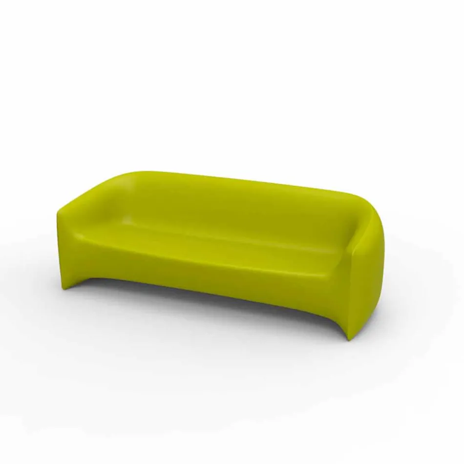 Design udendørs sofa i Blow by Vondom polyethylen harpiks Viadurini