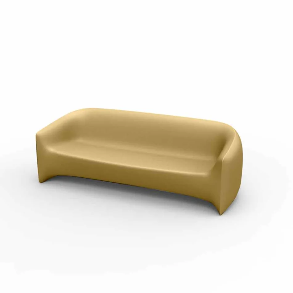 Design udendørs sofa i Blow by Vondom polyethylen harpiks Viadurini