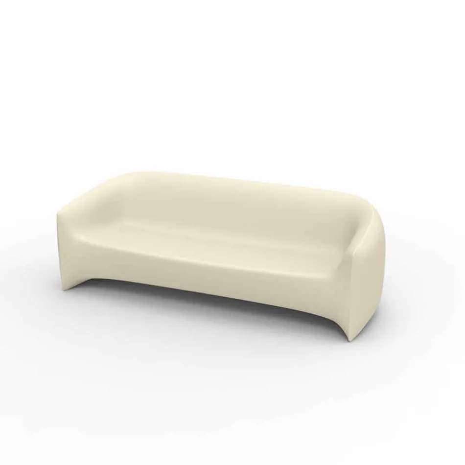 Design udendørs sofa i Blow by Vondom polyethylen harpiks Viadurini