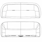 Design udendørs sofa i Blow by Vondom polyethylen harpiks Viadurini