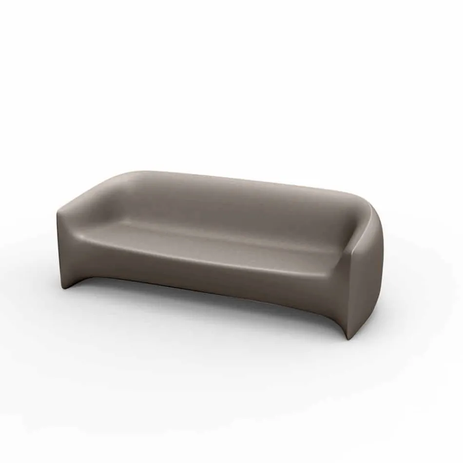 Design udendørs sofa i Blow by Vondom polyethylen harpiks Viadurini