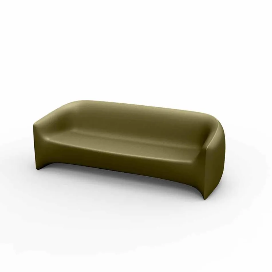 Design udendørs sofa i Blow by Vondom polyethylen harpiks Viadurini