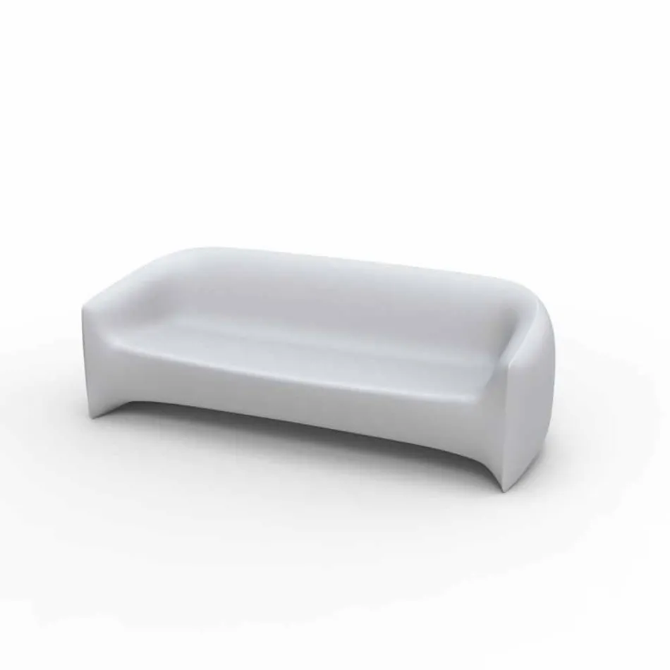 Design udendørs sofa i Blow by Vondom polyethylen harpiks Viadurini