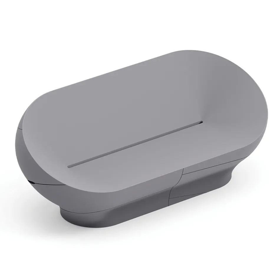 Polyethylen udendørs sofa fås i forskellige farver - Håndklæde Viadurini