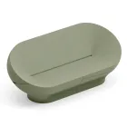 Polyethylen udendørs sofa fås i forskellige farver - Håndklæde Viadurini