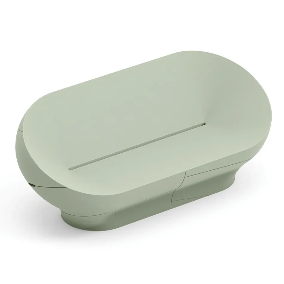 Polyethylen udendørs sofa fås i forskellige farver - Håndklæde Viadurini