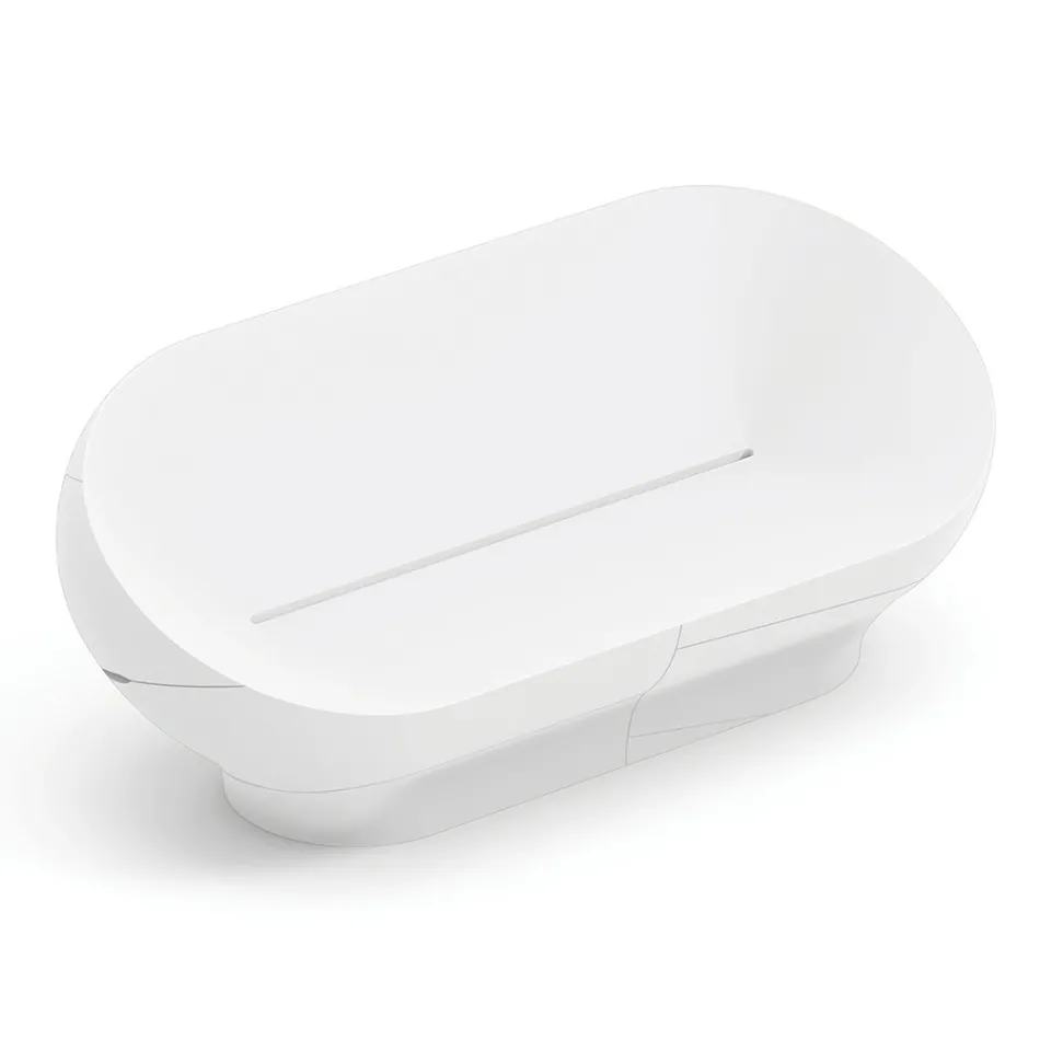 Polyethylen udendørs sofa fås i forskellige farver - Håndklæde Viadurini