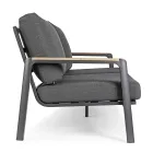 Udendørs sofa i stof med aluminiumsstruktur, Homemotion - Cara Viadurini
