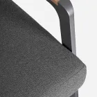 Udendørs sofa i stof med aluminiumsstruktur, Homemotion - Cara Viadurini
