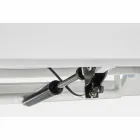 Udendørssofa i stof og aluminium med tilbagelænet ryglæn - Nathy Viadurini