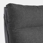 Udendørssofa i stof og aluminium med tilbagelænet ryglæn - Nathy Viadurini