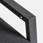 Udendørssofa i stof og aluminium med tilbagelænet ryglæn - Nathy Viadurini